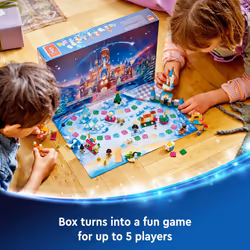LEGO Disney Advent Calendar 2024  Kids Building Kit  Game Toy with 5 Micro Doll Figures  Fun Christmas Toys for Kids  Disney Gift for Girls and Boys A