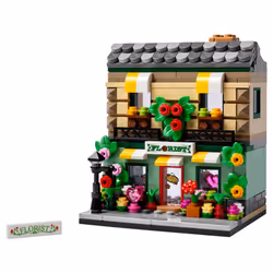 LEGO Flower Store Building Set 40680 - Collectible Model Shop with Interior Details - Customizable Design - Great Gift for Adult and Teen Builders - 3