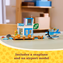 LEGO Animal Crossing Fly with Dodo Airlines Airport Playset  Kids Airplane Toy and Pilot Minifigure Inspired by The Video Game Series  Gift for Girls