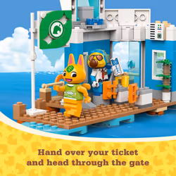 LEGO Animal Crossing Fly with Dodo Airlines Airport Playset  Kids Airplane Toy and Pilot Minifigure Inspired by The Video Game Series  Gift for Girls - Additional view 4