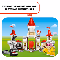 LEGO Super Mario Battle with Roy at Peachs Castle  Nintendo Character Mario Toy for Kids  Castle Toy & Adventure Set  Super Mario Gift for Girls  Boys