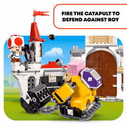 LEGO Super Mario Battle with Roy at Peachs Castle  Nintendo Character Mario Toy for Kids  Castle Toy & Adventure Set  Super Mario Gift for Girls  Boys - Additional view 4