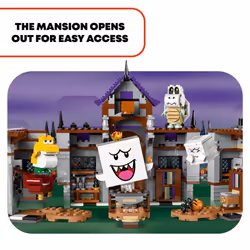 LEGO Super Mario King Boo's Haunted Mansion - Building Toy for Kids Ages 8+ - Mario Toy W/ 4 Minifigures - Gift for Boys  Girls  & Gamers - 71436 - Additional view 2