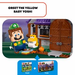 LEGO Super Mario King Boo's Haunted Mansion - Building Toy for Kids Ages 8+ - Mario Toy W/ 4 Minifigures - Gift for Boys  Girls  & Gamers - 71436 - Additional view 3