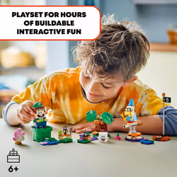 LEGO Super Mario Super Mario Adventures with Interactive Luigi Toy - Building Toys for Kids  Boys & Girls  Ages 6+ - Nintendo Birthday Gift Idea with