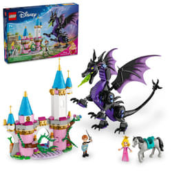 LEGO Disney Princess Maleficents Dragon Form Building Set for Kids and Sleeping Beauty Fans  Disney Princess Figure  Castle Toy  Fun Gift Idea for Gir