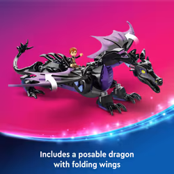 LEGO Disney Princess Maleficents Dragon Form Building Set for Kids and Sleeping Beauty Fans  Disney Princess Figure  Castle Toy  Fun Gift Idea for Gir - Additional view 2