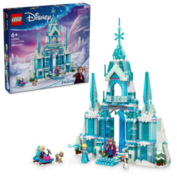 LEGO Disney Frozen Elsas Ice Palace Building Set for Kids  Princess Castle with Anna and Elsa Mini-Doll Figures  Disney Princess Toy Gift Idea for Gir