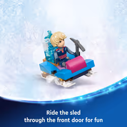 LEGO Disney Frozen Elsas Ice Palace Building Set for Kids  Princess Castle with Anna and Elsa Mini-Doll Figures  Disney Princess Toy Gift Idea for Gir - Additional view 4