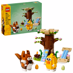 LEGO Spring Animal Playground Building Toy - Pretend Play Set with Squirrel and Bird Figure for Boys and Girls Ages 8+ - Gif ...