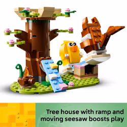 LEGO Spring Animal Playground Building Toy - Pretend Play Set with Squirrel and Bird Figure for Boys and Girls  Ages 8+ - Gift Idea for Easter and Kid