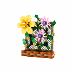 LEGO Flower Trellis Display 40683 - Spring Floral Home Decor Set with Vibrant Blooms and Trellis Detailing for Kids and Adults (440 pcs)