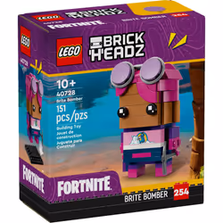 LEGO Fortnite Brickheadz Brite Bomber 40728 (151 Pieces) Building Set for Fans Aged 10 and Up