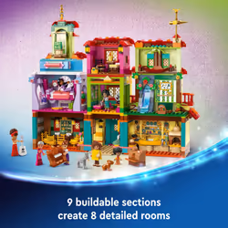 LEGO Disney Encanto The Magical Madrigal House Toy  Building Playset for Kids  Mirabel Disney Princess Doll Figure  Disney Toy for Girls and Boys Ages