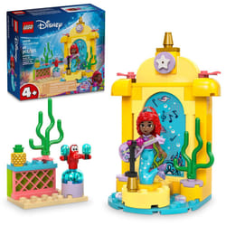 LEGO Disney Princess Ariels Music Stage  Ariel Toy with 2 Iconic Characters  Buildable Disney Princess Toy for Kids  Fun Disney Gift Idea for TV Show