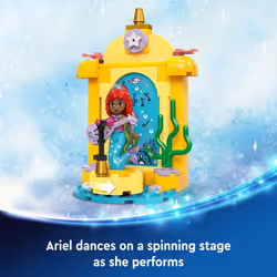 LEGO Disney Princess Ariels Music Stage  Ariel Toy with 2 Iconic Characters  Buildable Disney Princess Toy for Kids  Fun Disney Gift Idea for TV Show