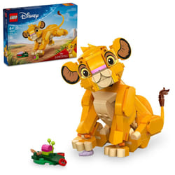 LEGO Disney Simba The Lion King Cub Buildable Disney Toy for Kids  Disney Collection  Lion King Movie Toy  Simba Toy Construction Playset Figure  Fun