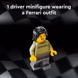 LEGO Speed Champions Ferrari F40 Supercar  Toy Car Model Building Set with Driver Minifigure  Collectible Ferrari Toy for Kids Ages 9 and Up  76934