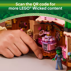 LEGO Wicked Glinda & Elphaba's Dormitory Building Toys - Wicked Toys for Girls & Boys  Age 8+ - Birthday Gift Idea - Buildable Doll House for Kids - 7