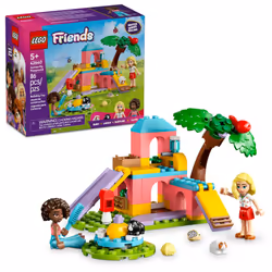 LEGO Friends Guinea Pig Playground - Building Toy Pretend Play Set for Kids Girls and Boys Ages 5+ - with 2 Minidolls and 2 ...