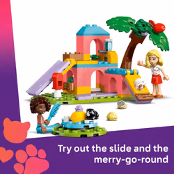 LEGO Friends Guinea Pig Playground - Building Toy Pretend Play Set for Kids  Girls and Boys  Ages 5+ - with 2 Minidolls and 2 Animal Toys - Gift Idea