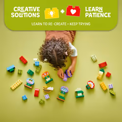 LEGO DUPLO Town Creative Garden & Flowers Building Toy Playset - Preschool Learning and Educational Flower Toy for Toddlers  Boys and Girls  Ages 2+ -