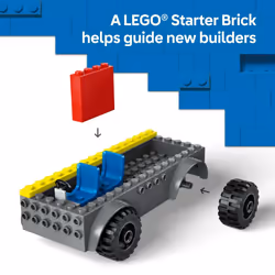 LEGO City Fire Ladder Truck Toddler Toy - Fire Truck Toy with 2 Firefighter Minifigures  Digital Guide for Boys and Girls  Ages 4+ - Learning  Educati