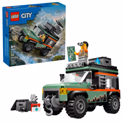 LEGO City Off-Road 4x4 Mountain Truck Toy - Building Toy Set for Kids Boys and Girls Ages 6+ - Fun Gift Idea for Birthdays ...