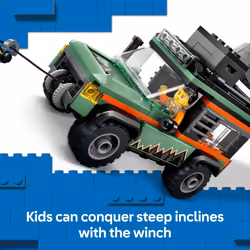 LEGO City Off-Road 4x4 Mountain Truck Toy - Building Toy Set for Kids  Boys and Girls  Ages 6+ - Fun Gift Idea for Birthdays and Holidays - with Adven