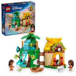 LEGO Disney Moana's Island Fun Building Toy Playset - Princess Moana Toy for Kids  Girls and Boys  Ages 5+ - with 2 Disney Micro-Dolls and Pua Animal