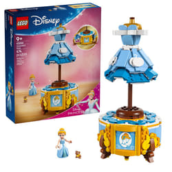 LEGO Disney Princess Cinderellas Dress Kids Toy with Minidoll Character - Fun Building Toy for Girls and Boys Ages 9 and Up - Disney Gift Idea for Fan
