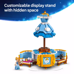 LEGO Disney Princess Cinderellas Dress Kids Toy with Minidoll Character - Fun Building Toy for Girls and Boys Ages 9 and Up - Disney Gift Idea for Fan