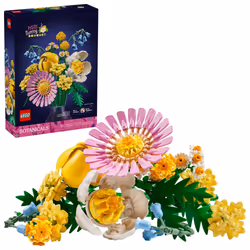 LEGO Botanicals Petite Sunny Bouquet Flower Set - Building Toy for Kids 9+ - DIY Floral Arrangement - Room Decor - Gift for M ...