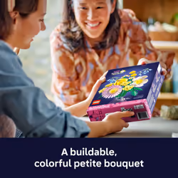 LEGO Botanicals Petite Sunny Bouquet Flower Set - Building Toy for Kids 9+ - DIY Floral Arrangement - Room Decor - Gift for Mother's Day - Faux Bluebe