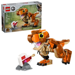 LEGO Jurassic World Little Eatie T Rex Toy - Dinosaur Building Toy for Kids  Boys and Girls  Ages 7+ - Gift Idea for Birthdays and Fans - with Movable