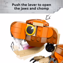LEGO Jurassic World Little Eatie T Rex Toy - Dinosaur Building Toy for Kids  Boys and Girls  Ages 7+ - Gift Idea for Birthdays and Fans - with Movable