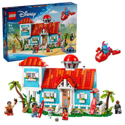 LEGO Disney Lilo and Stitch Beach House Toy - Building Playset for Kids  Girls and Boys  Ages 9+ - Includes 5 Minifigures - Disney Gift Idea for Fans