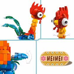 LEGO Disney Moana 2 Heihei - Building Toy for Kids  Girls & Boys  Ages 9+ - Moana & Disney Toy for Fans - Gift Idea for Birthday - 43272