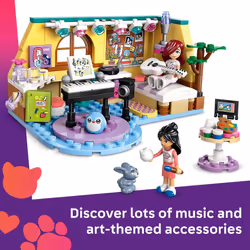 LEGO Friends Paisley's Room Building Toy - Pretend Play Set for Kids  Girls and Boys  Ages 6+ - with 2 Minidolls  Pet Bunny Figure  and Plushie-Style