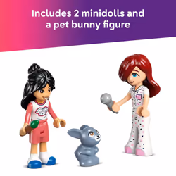 LEGO Friends Paisley's Room Building Toy - Pretend Play Set for Kids  Girls and Boys  Ages 6+ - with 2 Minidolls  Pet Bunny Figure  and Plushie-Style