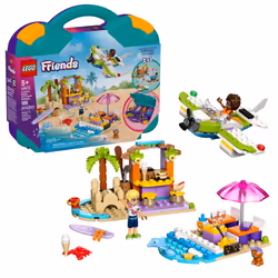 LEGO Friends Creative Beach and Travel Suitcase Toy Building Set - Portable Pretend Play Set for Kids Girls and Boys Ages 5 ...