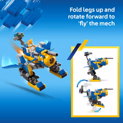LEGO Sonic The Hedgehog Cyclone vs. Metal Sonic - Building Toy for Kids  Boys and Girls  Ages 8+ - Mech Suit with Metal Sonic and Tails Minifigures fo