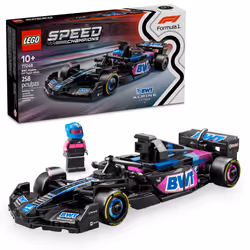 LEGO Speed Champions BWT Alpine F1 Team A524 Race Car Toy - Building Set for Kids Boys & Girls Ages 10+ - Toy Car for F1 Fa ...