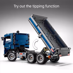LEGO Technic Tipping Dump Truck Toy - Building Toy for Kids  Boys and Girls  Ages 9+  Construction Toy Truck - Birthday Gift Idea - 42203