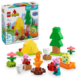 LEGO DUPLO Peppa Pig Camping Trip Toddler Learning Toy - Sensory Toy for Creative and Developmental Play - Fun Birthday Gift for Peppa Pig Fans  Kids