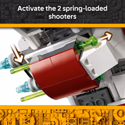 LEGO Star Wars: The Clone Wars Ahsoka's Jedi Interceptor Spaceship Building Toy - Kids Star Wars Toy for Boys and Girls  Ages 8+ - Gift Idea for Birth