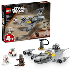 LEGO Star Wars: The Mandalorian Mando and Grogu's N-1 Starfighter Toddler Building Toy - Star Wars Baby Yoda Toy for Kids  Boys & Girls  Ages 4+ - Edu