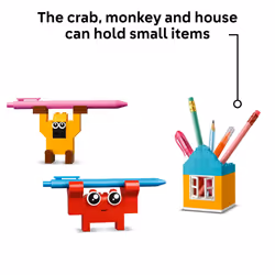 LEGO Classic Creative Happy Box Building Toy Set - Building Blocks Toy for Kids  Boys and Girls  Ages 5+ - Learning and Educational Toy for Preschool