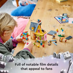 LEGO Disney and Pixar Up House  Classic Disney Celebration Building Toy Set for Kids and Movie Fans Ages 9 and Up  A Fun Gift for Disney Fans and Anyo