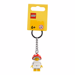 LEGO City Mushroom Girl Minifigure Key chain Keyring 854306